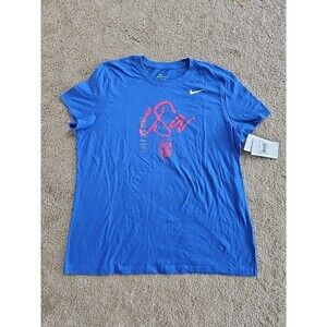 Nike Women's USA Soccer Core SS Game Royal Blue T-Shirt Size XL NEW $30
